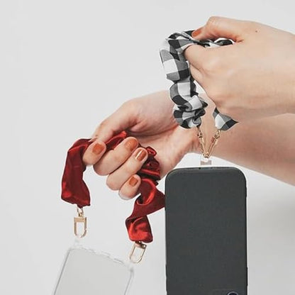 Phone Wrist Strap, Scrunchie Phone Lanyard with Tether Tab,Anti-Drop Hands-Free Wrist Strap (I) - color: I