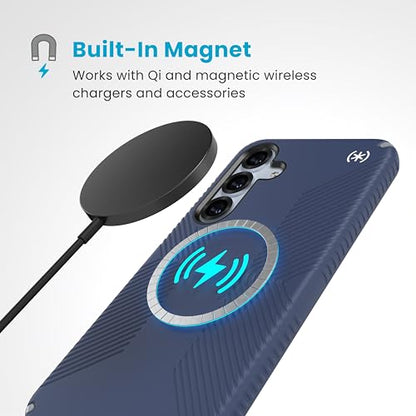 Speck Samsung Galaxy S25 Plus Case - Magnet Case, 13-Foot Drop Protection, No-Slip Grips - Samsung S25 Plus Case Magsafe - Raised Bezel and Enhanced Buttons - Presidio 2 Grip(Pack of 1)