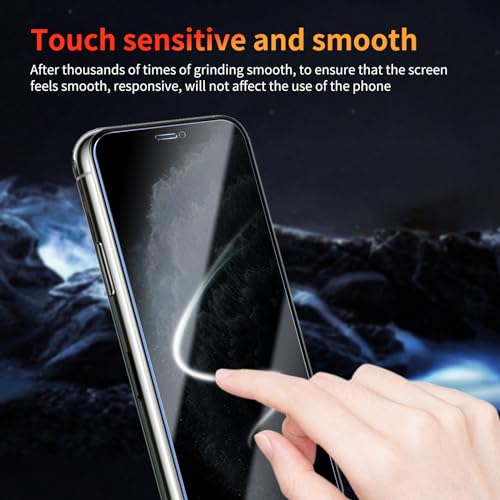 Privacy Screen Protector for iPhone 11 Pro Max/Xs Max 6.5 Inch 3 Pack, Tempered Glass Film Anti-spy Scratch Resistant 9H Hardness Case Friendly - size: iPhone 11 Pro Max/Xs Max