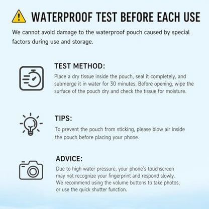 Floating Waterproof Phone Pouch with Airbag, Touchscreen Dry Bag | Buoyant Phone Protection: Built-in airbag, multi-layer seal and clear touch window support beach, pool and water-sport use. - color: Pink