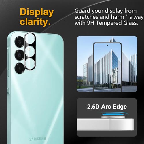 3 Pack Camera Lens Protector for Samsung Galaxy A16 5G - size: Galaxy A16