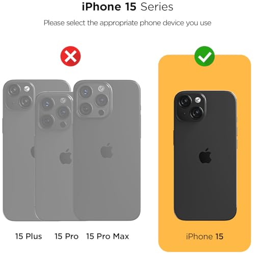 VRS DESIGN Damda Glide Hybrid Phone Case Designed for iPhone 15 (2023), Functional Sturdy Wallet Card Holder Kickstand Case Compatible with iPhone 15 (Matte Black) - color: Matte Black, size: iPhone 15