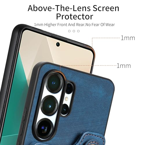 for Samsung Galaxy S26 Ultra Case Wallet with Card Slots Brown | PU Leather Flip Folio Cover,RFID Blocking Ring Holder,Kickstand,Wrist Strap,Shockproof,Magnetic Protective,Women Men Girls - color: Brown, size: Galaxy S26 Ultra 6.9 Inch