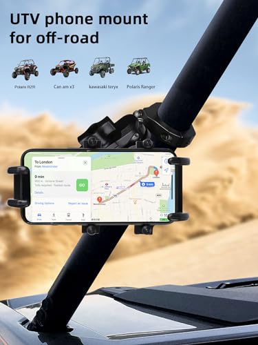 ZIDIYORUO Anti-Shake UTV Phone Mount Holder with Vibration Dampener