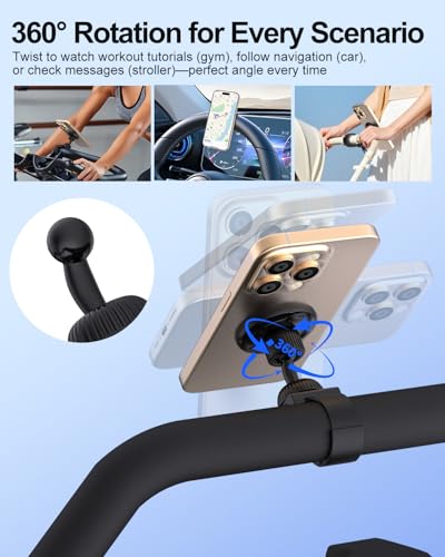 Vitog Gym Magnetic Phone Holder for MagSafe, 20X N52 Magnets