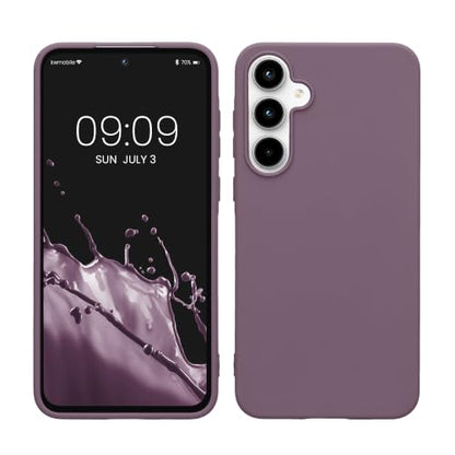 kwmobile Case Compatible with Samsung Galaxy A55 5G Case - Soft Slim Protective TPU Silicone Cover - Pale Iris - color: Pale Iris, size: Galaxy A55 5G