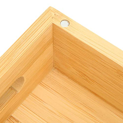 Bamboo Multi Device Charging Station Organizer for Phone, Tablet and Watch, Compact Charging Dock Stand