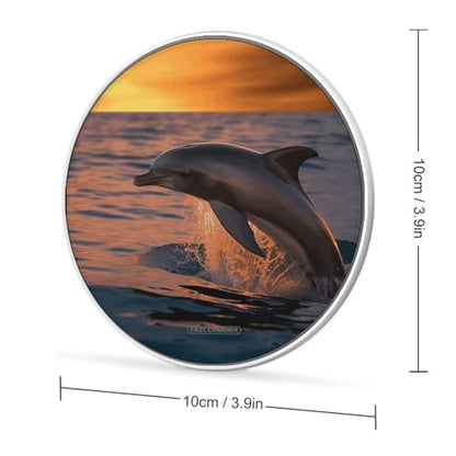 Dusk Dolphin Wireless Charger, Fast Charging Pad