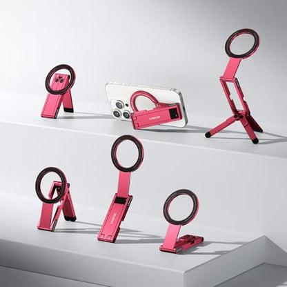 ULANZI MA60 Phone Tripod for Magsafe, Aluminium Mini Phone Stand Red - color: Red