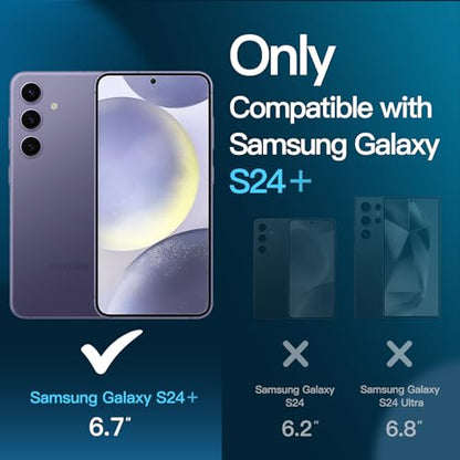 JETech Screen Protector for Galaxy S24 Plus, 2+2 Pack - size: Galaxy S24 Plus