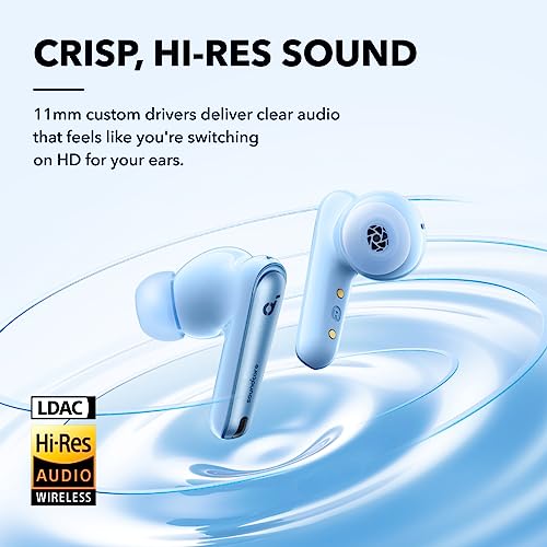 soundcore by Anker Liberty 4 NC Wireless Earbuds - color: Light Blue