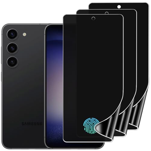 TPU Privacy Screen Protector for Samsung Galaxy S23 6.1", 3 Pack - size: Samsung Galaxy S23