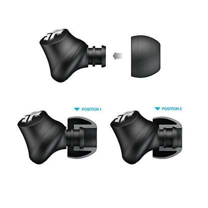 JLab JBuds Pro Signature Earbuds, Bubblegum, Titanium 10mm Drivers, Music Controls, Universal Mic, Custom Fit with Cush Fins