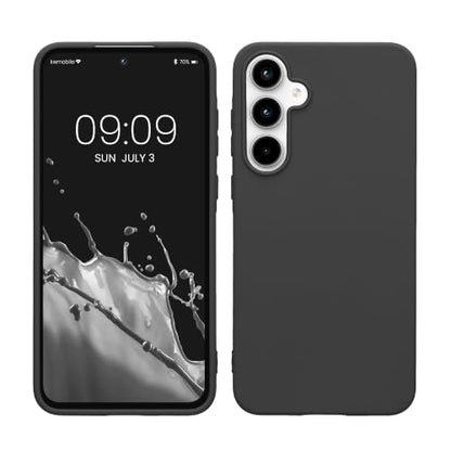 kwmobile Case Compatible with Samsung Galaxy A55 5G Case - Soft Slim Protective TPU Silicone Cover - Dark Grey - color: dark grey, size: Galaxy A55 5G