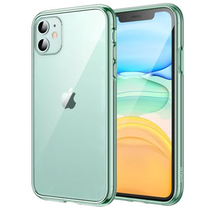 JETech Case for iPhone 11, Anti-Yellowing, Midnight Green | Shockproof Protection, Scratch Resistant Hard PC Back, Durable Transparent TPU Bumper - color: Midnight Green