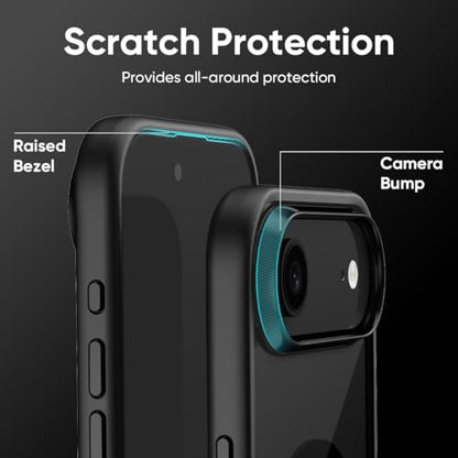 FLOLAB Surtect Tri-Fusion Magnetic for iPhone 17 Air Case Protective Slim Design Magsafe Compatible Military Grade - Full Black Translucent - color: Full Black Translucent, size: iPhone 17 Air