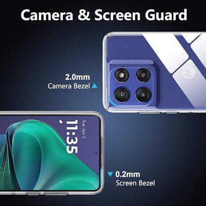 for Motolora Moto G Stylus 5G 2025 Screen Protector(2 pack) Tempered Glass flim with case,9H Hardness,Anti-Scratch, Case Friendly, Bubble Free,HD Clear - color: Moto G Stylus 2005