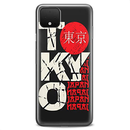 TPU Case Compatible for Google Pixel 9 8 Pro 7a 6a 5a XL 4a 5G 2 XL 3 XL 3a Tokyo Slim fit Design Journey Capital Flexible Silicone Boy Clear Red Japan Soft Cute Print Traveling Man White - color: Tokyo Print