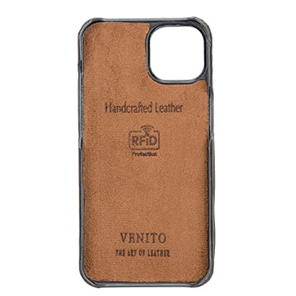 Venito Florence Leather Wallet Phone Case Compatible with iPhone 13 Pro (6.1 inch) - Extra Secure with RFID Blocking - Detachable Phone Wallet (Faded Gray)* - color: Faded Gray, size: iPhone 13 Pro