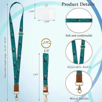 Phone Lanyard Wrist Strap Crossbody Adjustable, Cell Phone Lanyard for Around The Neck Shoulder Wristlet Strap - color: Elephant