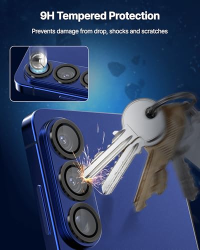 DOME GLASS Whitestone – Compatible with Galaxy S26, Galaxy S26 Plus – Camera Ring Type [Case-Friendly & HD Clarity] Tempered Glass Lens Protector [1 Pack]