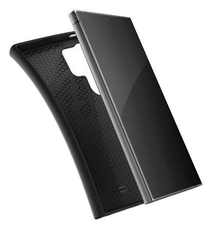 Encased Waterproof Case for Samsung Galaxy S25 Plus with Belt Clip - Full Body Protective Cover with Built-in Screen Protector & Holster (Clear/Black) - size: S25 Plus