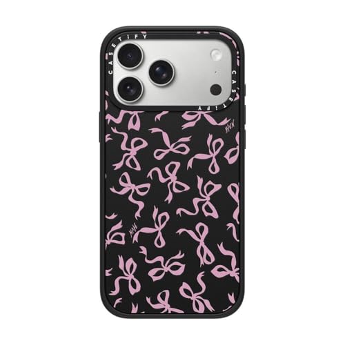 CASETiFY for iPhone 17 Pro Max Case - Impact Compatible with MagSafe | 8.2 ft. 4x Military Grade Drop Protection | BOWS | Matte Black - color: BOWS, size: Iphone 17 Pro Max (6.9")
