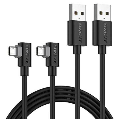 Right Angle Micro USB Cable 5FT [2 Pack], 18W Reversible USB Micro Cable - size: 5FT