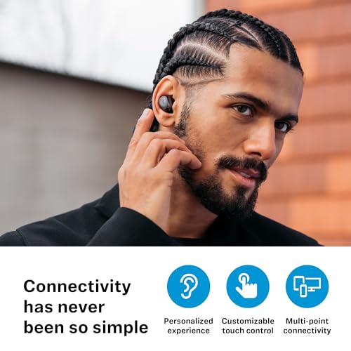 Sennheiser Momentum True Wireless 4 Smart Earbuds, Bluetooth 5.4, Crystal-Clear Sound, Noise Cancelling Earbuds, Comfortable Design, 30-Hour Battery, Adaptive ANC, LE Audio, Auracast – Black Graphite - color: Black Graphite