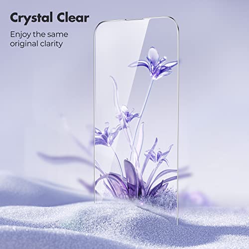UNBREAKcable 3-Pack Screen Protector for iPhone 14 Pro Max Tempered Glass | Shatterproof, Easy Install, 9H Hardness, 99.99% HD Clear, Bubble-Free, Anti-Fingerprint, Scratch Resistant, Case Friendly - size: iPhone 14 Pro Max