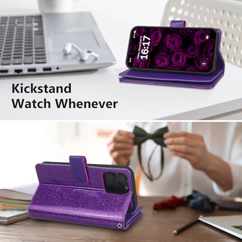 Varikke for iPhone 13 Pro Max Case Wallet Magnetic Detachable, Deep Purple - color: (Standard) Dark Purple, size: iPhone 13 Pro Max 6.7"