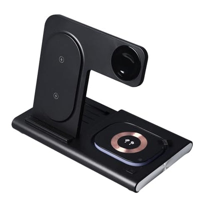 3 in 1 Wireless Charging Station 25W Fast Charger Stand for Smartphone Earbuds Smart Watch, Cell Phone Charging Station with Overcharge Protection, Lightweight Portable Multi (#1)