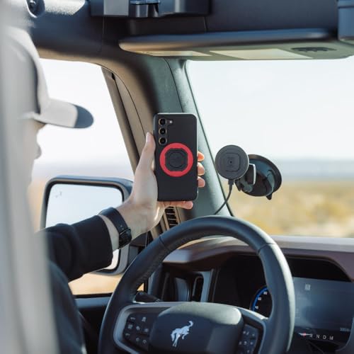 Quad Lock Heavy Duty Windshield/Dash Suction Phone Car Mount