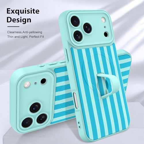 KANGHAR Compatible with iPhone 17 Pro Max Case Stripes -Blue - color: Blue-Stripes, size: iPhone 17 Pro Max
