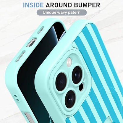 KANGHAR Compatible with iPhone 16 Pro Max Case Stripes -Blue - color: Blue-Stripes, size: iPhone 16 Pro Max