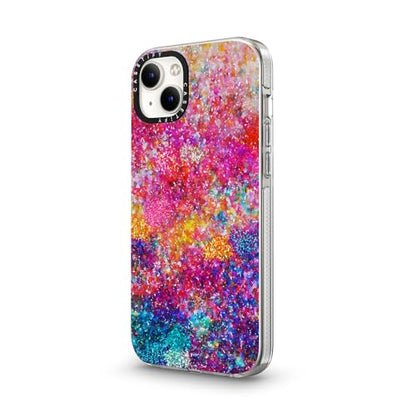 CASETiFY for iPhone 14 Plus Case - Impact Clear Compatible with MagSafe | Not Yellowing | 6.6 ft. 3X Military Grade Drop Protection | And We Danced Our Way Home by Ingrid Ching | Clear - color: And We Danced Our Way Home, size: Iphone 14 Plus (6.7")