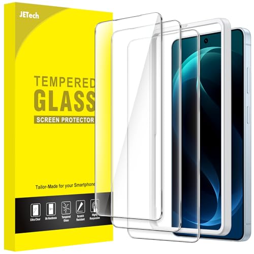 JETech Screen Protector for Samsung Galaxy S26, 3-Pack | 9H Tempered Glass, HD Clear, Anti-Scratch Protection, Easy Installation Tool - size: Galaxy S26
