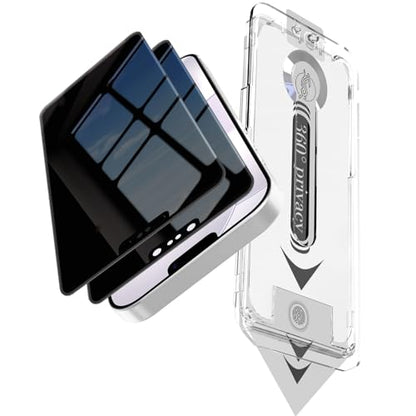2 Pack 360° Privacy Screen for iPhone 17e/16e/14/13,Easy Install - size: 17e/16e/14/13/13 Pro