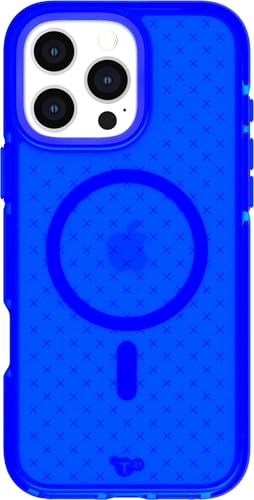 Tech21 EvoCheck for iPhone 16 Pro Max Compatible with MagSafe - Impact Protection Case - in Cobalt Blue - color: Cobalt Blue, size: iPhone 16 Pro Max