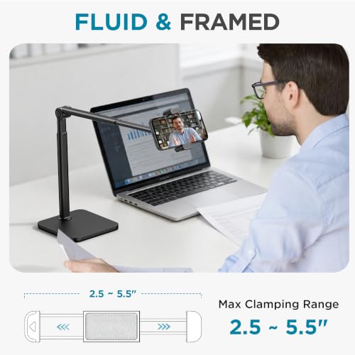 InnoGear Overhead Phone Mount Phone Stand Tabletop Cooking Tripod for Desk