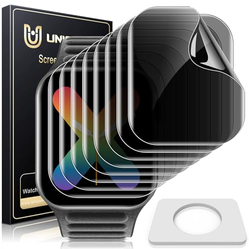 UniqueMe 8 Pack Privacy Screen Protector for Apple Watch Series 10/11 42mm - size: 42mm