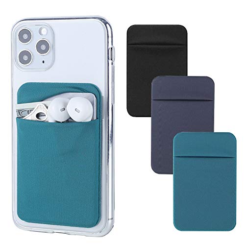 Fulgamo Phone Wallet Stick on,Card Holder for Phone Case,Phone Card Holder