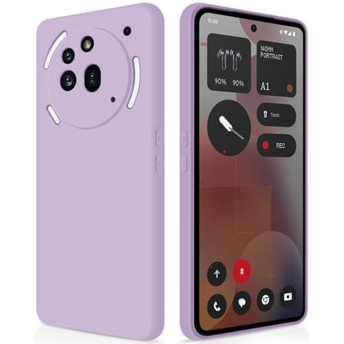 GiiYoon Silicone Case for Nothing Phone 3a Pro, Purple - color: Purple, size: Nothing Phone 3a Pro