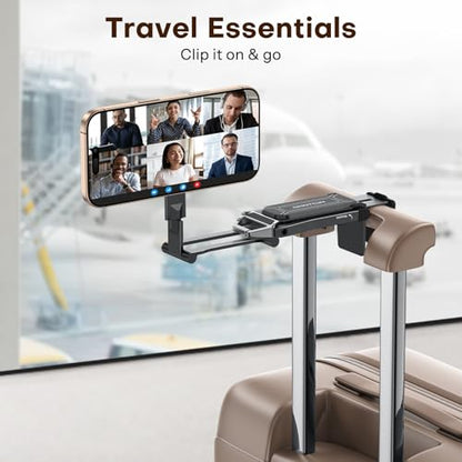 OMOTON TP02 [360° Rotating] Stable Clip Magnetic Phone Tripod for iPhone 17 - color: 1-Black