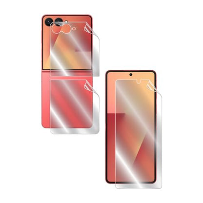 IPG For Samsung Galaxy Z Flip 7 Interior - External Screen and Back Hydrogel Protector Invisible Touch Screen Sensitive Ultra HD Clear Film for ZFlip7.FB