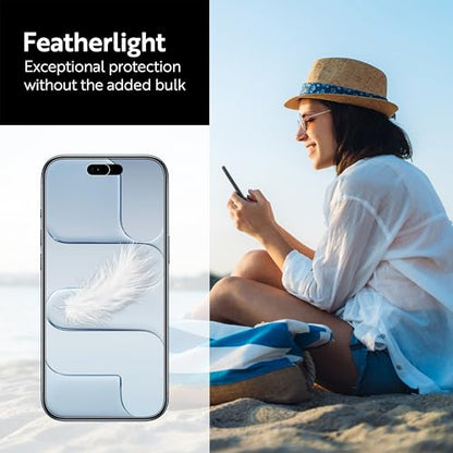 ArmorSuit 2+2 Pack MilitaryShield Anti Glare Camera Plate Protector + Screen Protector for iPhone Air [6.6 inch] Matte Film - Made in the USA - size: iPhone Air 6.6" Camera Plate-Matte