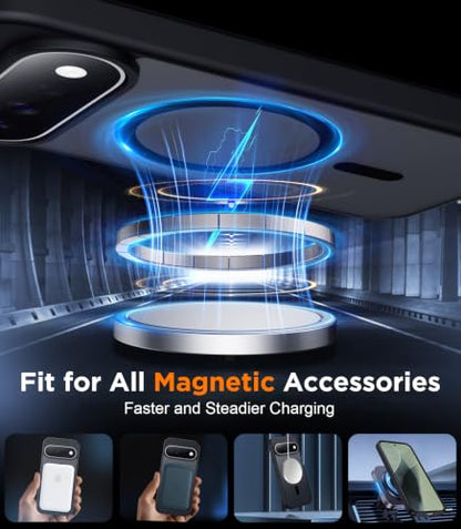 SPIDERCASE Magnetic for Google Pixel 11 Pro XL Case,Black - color: Black, size: Pixel 11 Pro XL