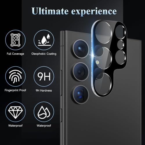 4 Pack Camera Lens Screen Protector for Samsung Galaxy S24 Ultra - size: S24 Ultra