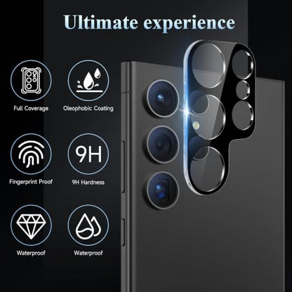 4 Pack Camera Lens Screen Protector for Samsung Galaxy S24 Ultra - size: S24 Ultra