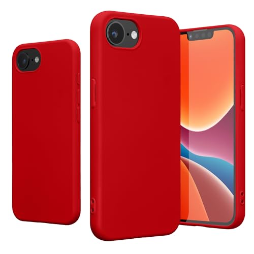 kwmobile Case Compatible with Apple iPhone 17e / iPhone 16e Case - Slim Protective TPU Silicone Phone Cover - Classic Red - color: Classic Red, size: iPhone 17e / iPhone 16e